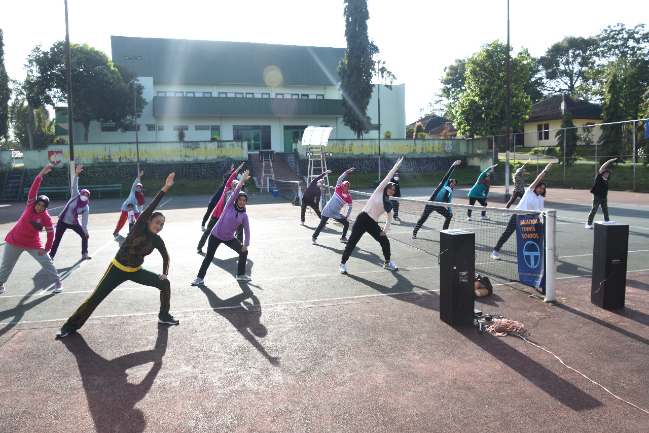 Jaga Kesehatan Dan Kebugaran Tubuh, Persit Korem  073/Makutarama Senam  Bersama